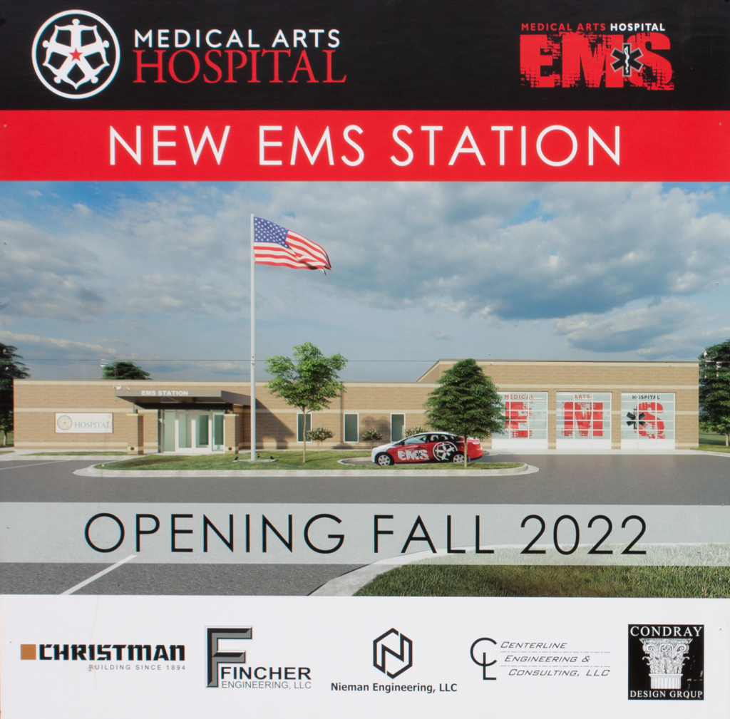Groundbreaking of the Medial Arts Hospital EMS Station